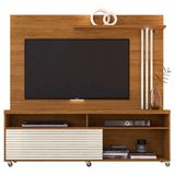 Estante Home Theater Frizz Naturale Off White - Madetec