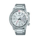 Relógio Casio Bússola Giratória Prata - Mtd-130d-7avdf