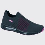 Tenis Feminino Slip On Urban Bolha Confort Actvitta 4215.1034.28458 - Grafite/violeta - 35