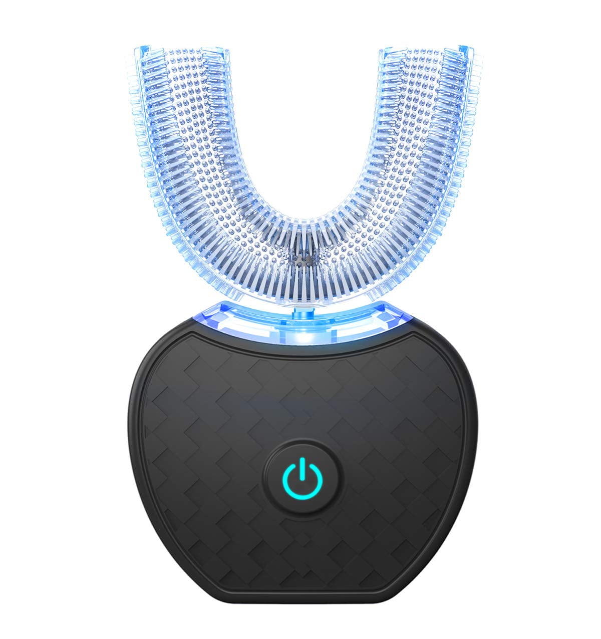 Escova De Dentes Elétrica 360° Sonic Whitening Com Led Preto