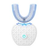 Escova De Dentes Elétrica 360° Sonic Whitening Com Luz Led