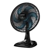 Ventilador de Mesa Super Power 40cm Mondial VSP-40-AP - 220V, 6 Pás, 3 Velocidades, Preto e Azul