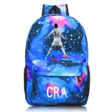 Mochila Sanmu Creative Printed Football Cristiano Ronaldo