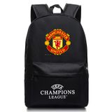 Mochila Sanmu Creative Printed Manchester United Football C