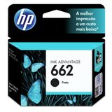 Kit Cartucho Hp 662 Preto CZ103AB + Cartucho Hp 662 Colorido CZ104AB - Original