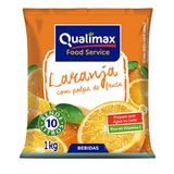 Suco Em Pó Refresco 1kg Qualimax Faz Até 10 Litros - Food Service Adoçado / Vitamina C Laranja