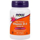 Vitamina D-3 2000 Ui 120 Softgels Now Foods