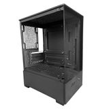 Gabinete Gamer Duex Aquario, Mid-tower Matx, Lateral E Frontal De Vidro, Preto, Sem Fan - Dxgb0c U Unica Unica