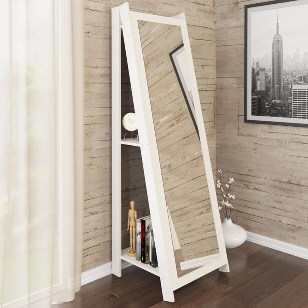 Espelheira Com 2 Prateleiras Rt 3083 Movelbento