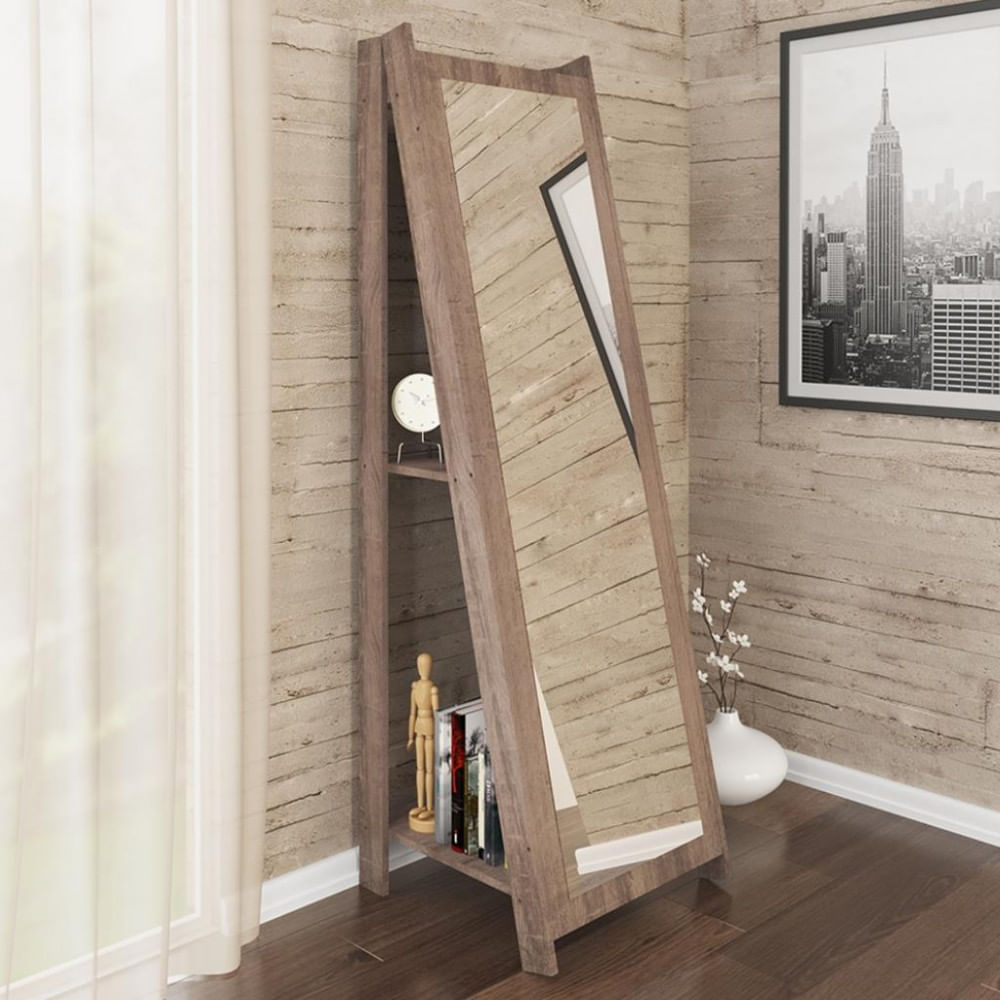 Espelheira Com 2 Prateleiras Rt 3083 Movelbento