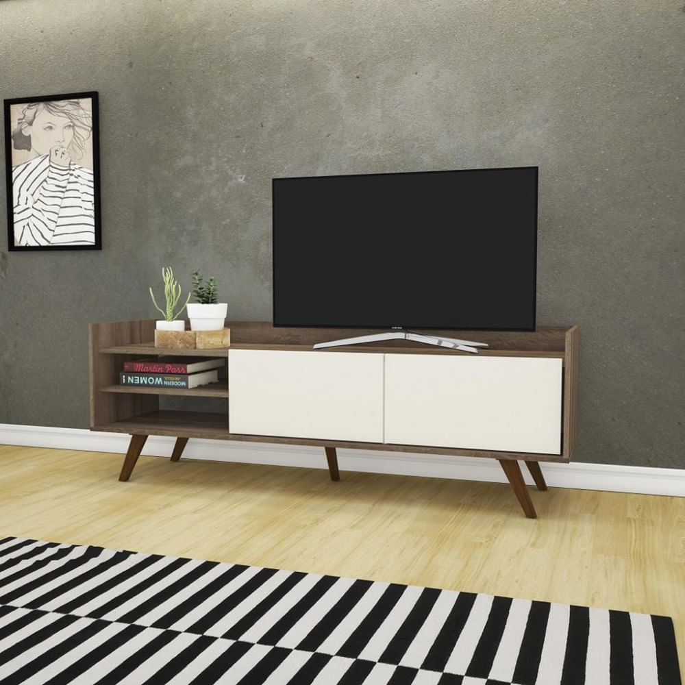 Rack Para Tv Até 60 Polegadas 2 Gavetas Rt3110 Movelbento