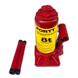 Macaco Hidráulico Tipo Garrafa 8 Ton Fortt Vermelho - MHG001-8TON