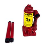Macaco Hidráulico Tipo Garrafa 2 Ton Fortt Vermelho - MHG001-2TON