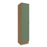 Paneleiro Celeste Kappesberg 100% Mdf 1 Porta Nogueira/verde 50cm