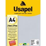 Papel Verge 180g 50fl A4 25028 - Cinza