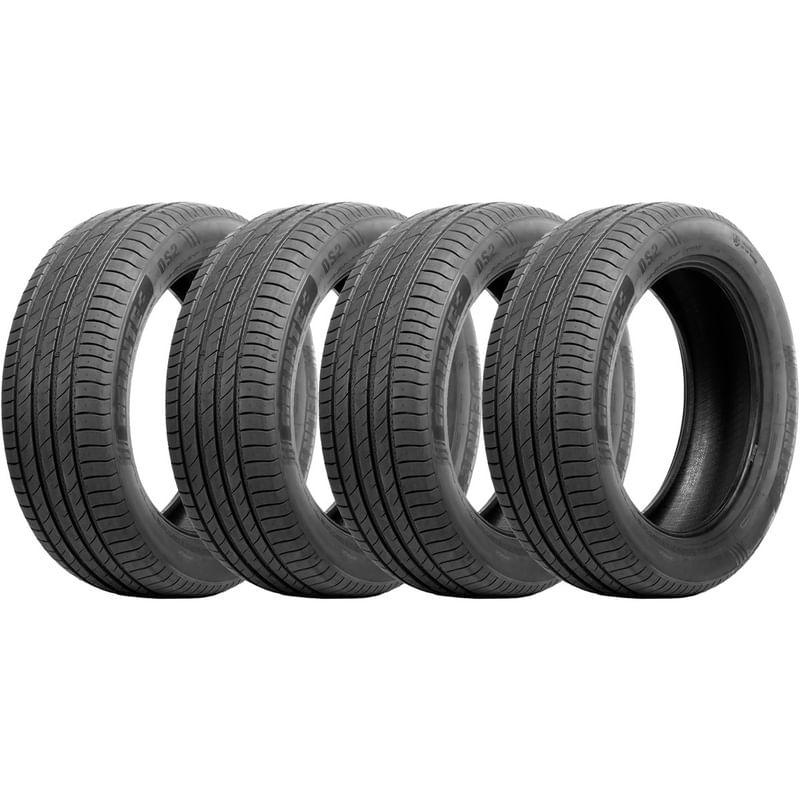 Kit 4 Pneu Delinte Aro 18 245/50r18 Ds2 100y Runflat