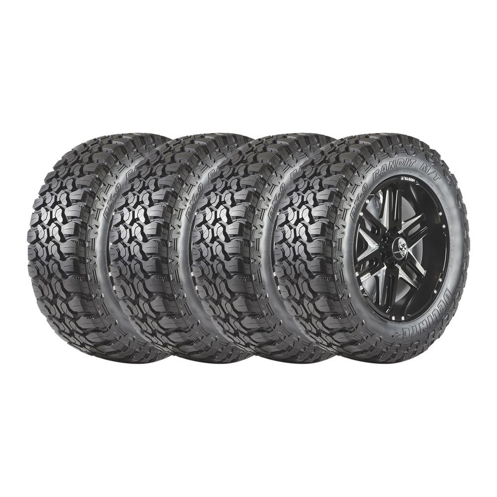 Kit 4 Pneus Delinte Aro 15 33x12.5r15 Dx-9 Bandit M/t 108q Lt 6pr