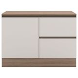 Balcão De Cozinha 120cm Etna Carvalho Oak Off White - Poliman