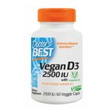 Vegan D3 2500 Ui 60 Bonés Vegetais Por Médicos Melhor