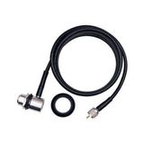 Kit Cabo Rg-58 5,5 Metros Conector Uhf Mini Motorola M-805k