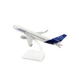 Avião Miniatura De Metal Airbus A320 Em Escala 1:400 Colecionável Com Base Em Acrílico Decoração De Mesa