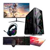 Pc Gamer Completo Ryzen 5 5600gt, 16gb 3200mhz (radeon Vega 7), Ssd 480gb, 500w 80 Plus, Monitor 24&quot; 100hz - Nli87604 U Unica Unica