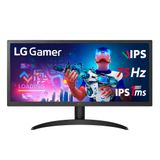 Monitor Lg Ultrawide 26&#39;&#39; Ips 26wq500-b Wfhd 2560 X 1080, 75hz, 1ms (mbr) - Hdr10 - Amd Freesync