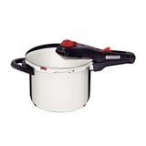 Panela De Pressão Tramontina Solar Em Aço Inox Fundo Triplo 22 Cm 6l