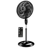 Ventilador de Coluna Mondial VTX-40C-8P-CR-E1 40cm Turbo 8 pás Control 3 Velocidades 140W 127V - Preto