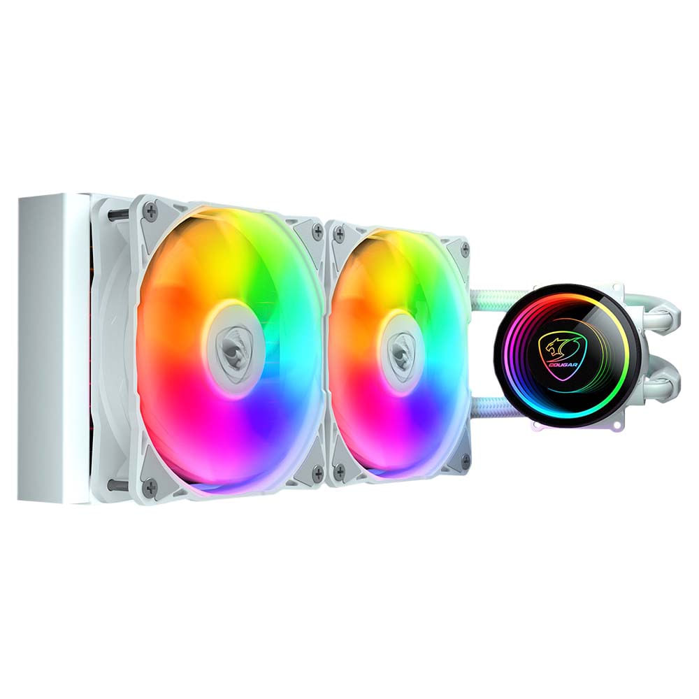 Water Cooler Cougar Poseidon Elite 3mpsd240.0002 Argb 240mm Intel-amd Branco U Unica Unica