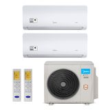 Ar Condicionado Multi Split Inverter Midea Xtreme Save Connect 18.000 Btus (2x Evap 12.000) Quente/frio 220v