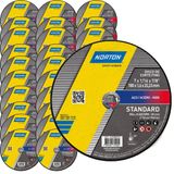 Kit 100 Discos De Corte Inox 7 Pol X 1,6mm Standard Norton