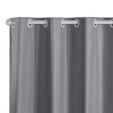Cortina Folha Blackout Pvc 1,10m X 1,30m Uma Parte Cinza