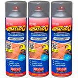 Spray Impermeabilizante Transparente 400ml 3 Peças Dryko
