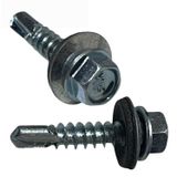 100 Parafusos Autoperfurante Ponta Broca Sext 5/16 12-14x3/4
