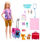 Barbie Conjunto Resgate Animais Da Selva - Mattel