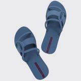 Chinelo Sandália Slide Feminino Ipanema Diversa Gaspea 27232 - Azul Jeans/rosa - 36