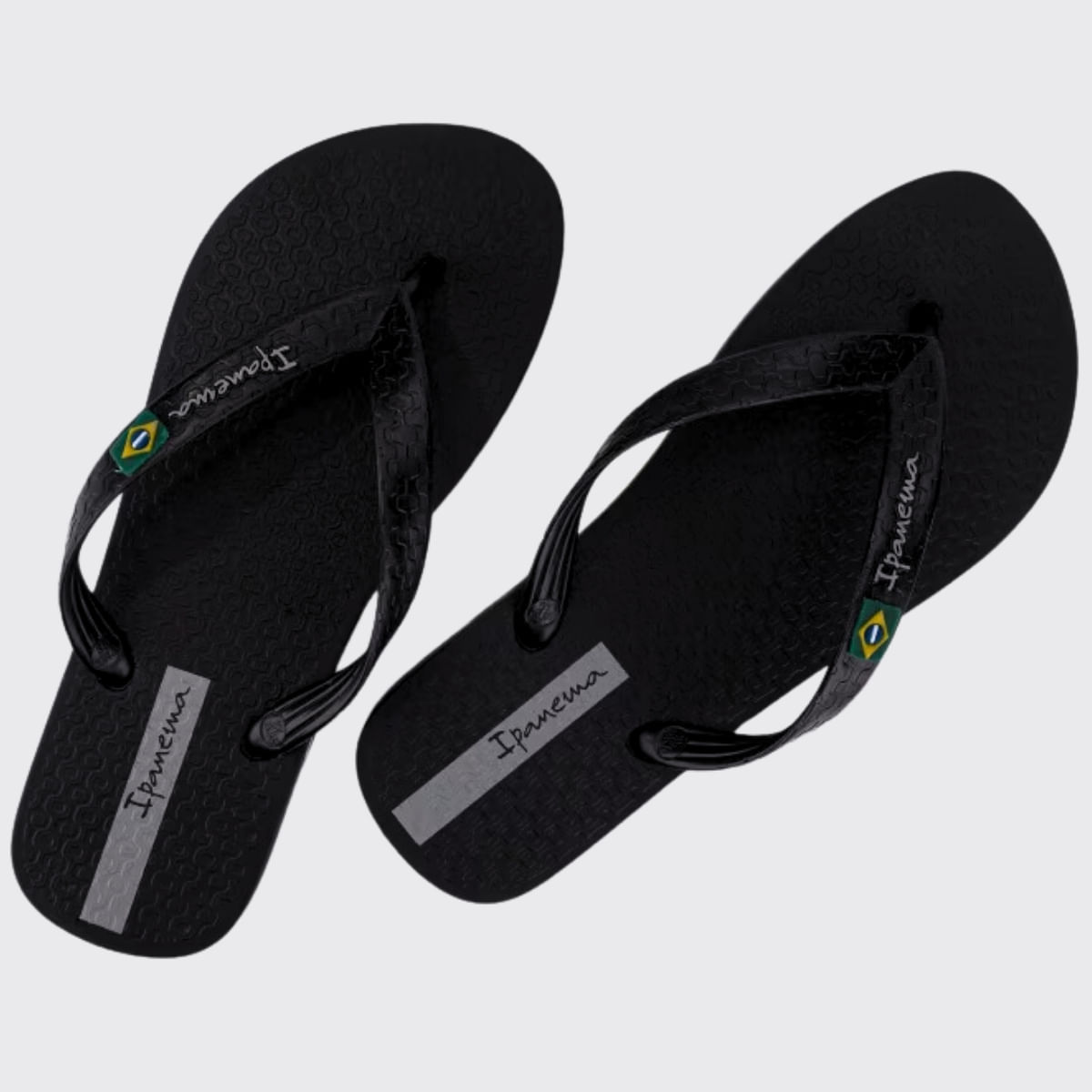 Chinelo De Dedo Masculino Urban Ipanema Brasil 27040 - Preto/preto - 37