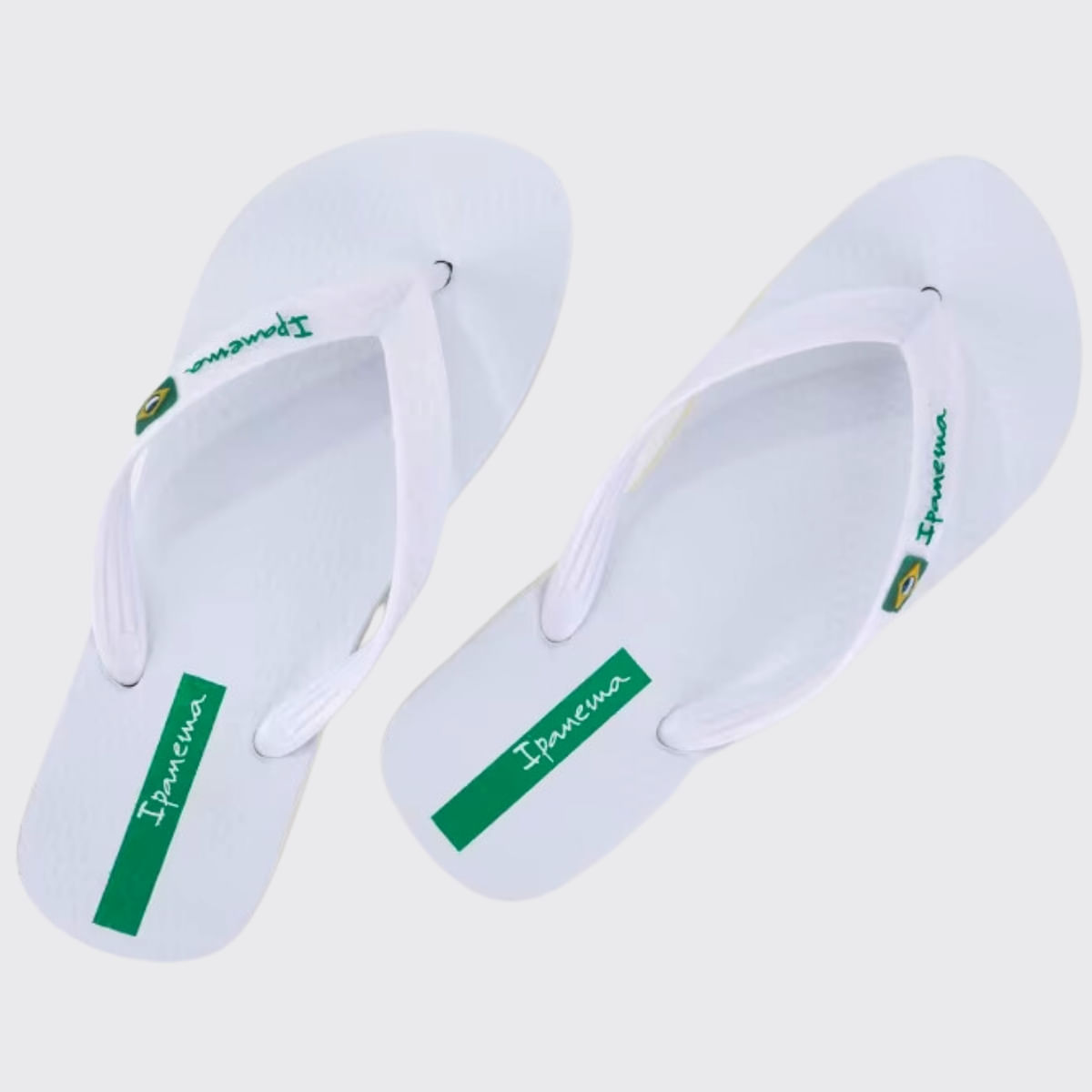 Chinelo De Dedo Masculino Urban Ipanema Brasil 27040 - Branco/branco - 37