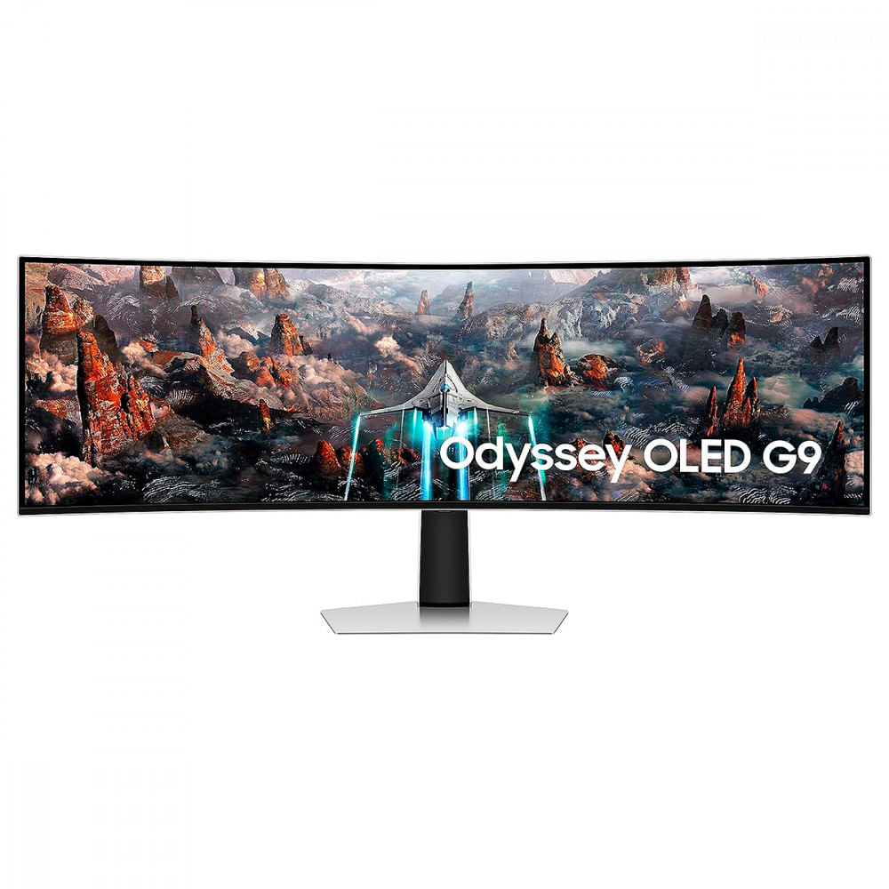 Monitor Gamer Curvo Samsung Odyssey G9 49 Ultrawide Oled Dqhd Hdr 240hz 0,03ms Hdmi Dp Usb Freesync G-sync - Ls49cg930slmzd