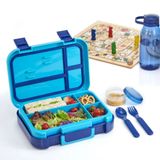 Lancheira Bento Box Lunch Azul  Your Zone