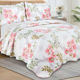 Colcha Queen Garden Mayan - Camesa Estampada