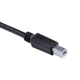 Cabo Para Impressora Usb Tipo C Para Usb B 2.0 1 Metro Preto - Pucbp-1