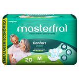 Fralda Geríatrica Masterfral Confort M Com 20un Embalagem Econômica