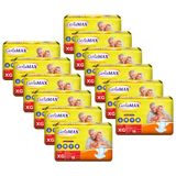 Kit Com 12 Fraldas Geríatricas Geriamax Xg Com 18un Cada