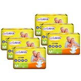 Kit Com 6 Fraldas Geríatricas Geriamax M Com 20un Cada