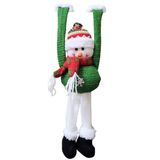 Boneco De Neve Pelúcia Decorativo Braços Para Pendurar 40cm - Art Christmas