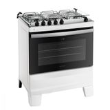 Fogão 5 Bocas Com Mesa Inox Atlas Agile Up Branco Bivolt