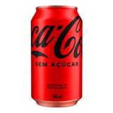 Refrigerante Coca Cola Sem Açucar Lata 350ml (12 Latas)