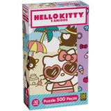 Quebra-cabeça 500 Peças Hello Kitty E Amigos